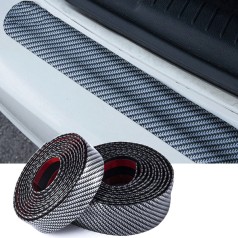 Miếng dán 3D carbon bảo vệ xe ô tô trang trí chống trầy xe P175, 5cm (1m)