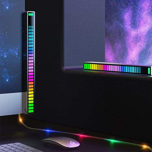 Thanh Đèn Led RGB cảm biến âm thanh 16 triệu màu kèm sạc USB V108