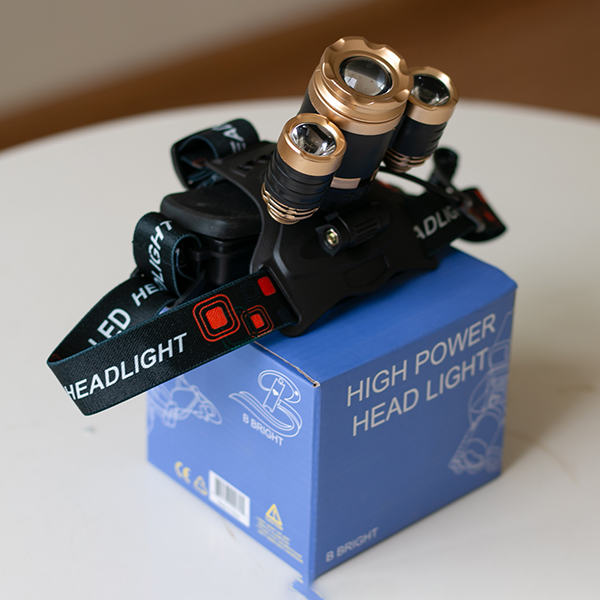 Đèn pin đội đầu 3 pha siêu sáng loại pin tốt N179