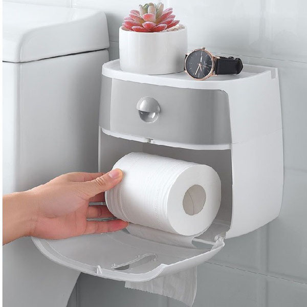 Hộp đựng giấy vệ sinh Ecoco cao cấp tiện ích N178