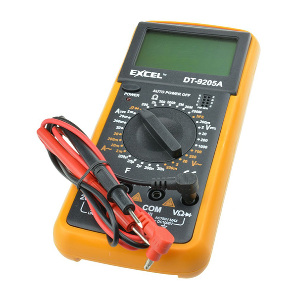 Đồng hồ đo vạn năng Excel DT9205A chuyên dụng sửa chữa điện tử N221